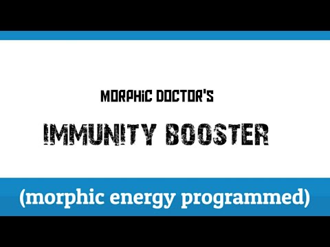 Immunity booster(morphic energy programmed)