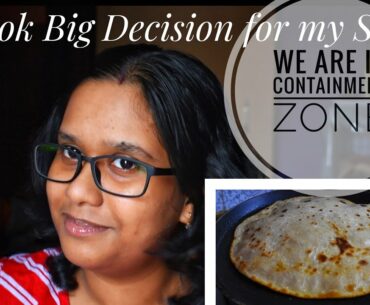 Life in Containment Zone |Baby k Liye Big Decision| Cheese Stuffed Paratha| How to stop Hair fall.