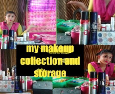 my makeup collection and storage 2020 || sabana nasrin