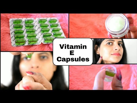 Benefits &Uses oF Vitamin E Capsule's|Get Spotless Beautiful Glowing Skin | ShruTips