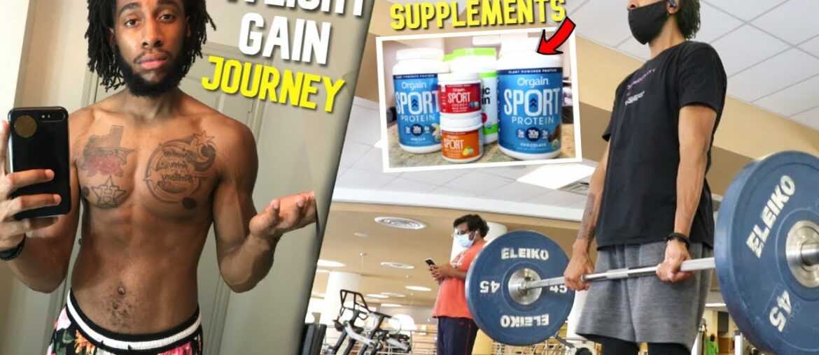 FITNESS VLOG | Weight Gain Journey | Workout + Supplements I Take