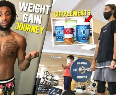 FITNESS VLOG | Weight Gain Journey | Workout + Supplements I Take