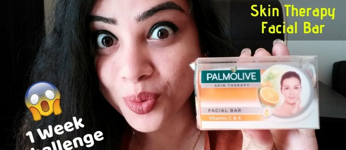 Best Palmolive Skin Therapy Facial Bar with Vitamin C & E | Facial Bar Price For Flawless Clean skin