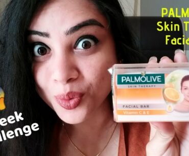 Best Palmolive Skin Therapy Facial Bar with Vitamin C & E | Facial Bar Price For Flawless Clean skin