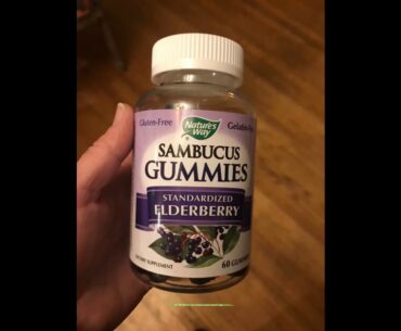 Must See Review: - Nature's Way Sambucus Elderberry Gummies, Herbal Supplements with Vitamin C...