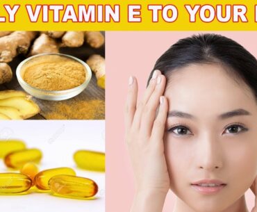 FACE BEAUTY HACKS WITH VITAMIN E, HONEY, GINGER SIMPLE SKIN CARE FACE