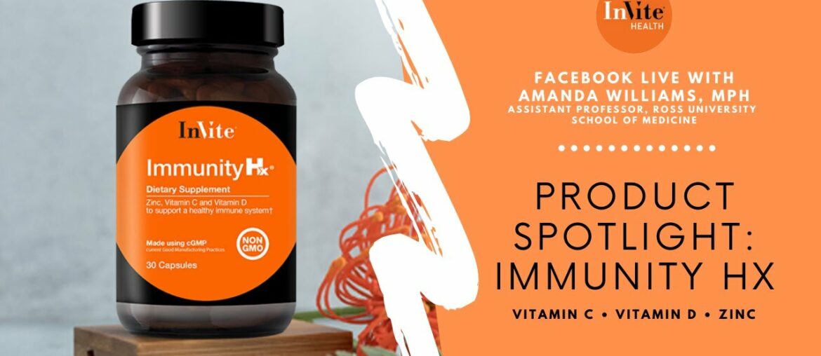 Immunity Hx - Zinc, Vitamin C & Vitamin D - From InVite Health