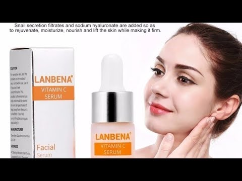 LANBENA 1Pc Vitamin C Facial Moisturizing Serums Anti Aging Wrinkle Skin Whitening Brightening Serum