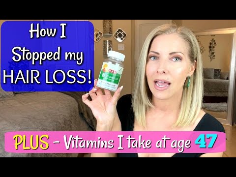 Stop Hair Loss and Excessive Shedding + Vitamins and Supplements I Take at Age 47