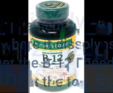 Keep your good health - order your supplements now. Nature's Bounty Vitamin B12 Supplement, Sup...