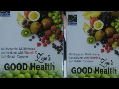 Good Health Capsules, Multivitamin, Multimineral, Antioxidant With Vitamin C Soft Gelatin Capsules,