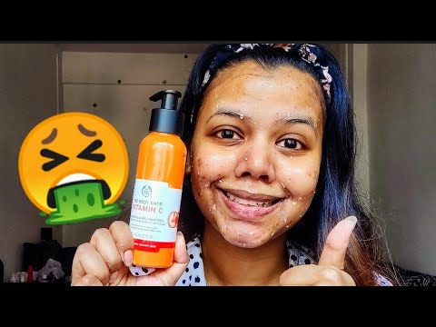 SHOCKED WITH THE RESULTS | Honest Review | The Body Shop Vitamin C Glow Revealing Liquid Peel