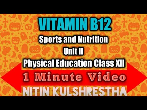 Vitamin 'B12' in 1 minute video for Class 12th