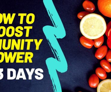 HOW TO BOOST IMMUNITY POWER IN 3 DAYS | NEWS TALKS NETWORK