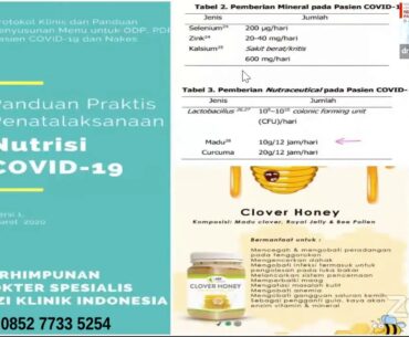 HDI Clover Honey Bermanfaat Untuk Kesembuhan Yang Sempurna Penderita COVID19 | dr. Ivan Hoesada