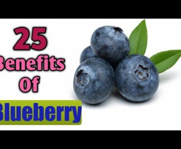 Blueberry health benefits in English | Low in fat | Rich in vitamin & nutrition | Rich in manganese