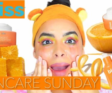 HOT NEW SKINCARE BLISS Bright Idea Vitamin-C SKINCARE COLLECTION *HONEST REVIEW*