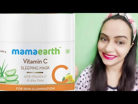 *Non Sponsored * Mamaearth Vitamin C Sleeping Mask For Skin illumination Review I Best Seller