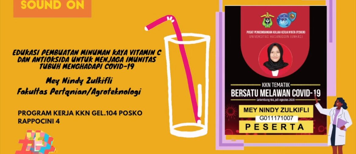 Pembuatan Minuman Kaya Vitamin C dan Antioksida untuk Menjaga Imunitas Tubuh Menghadapi Covid-19