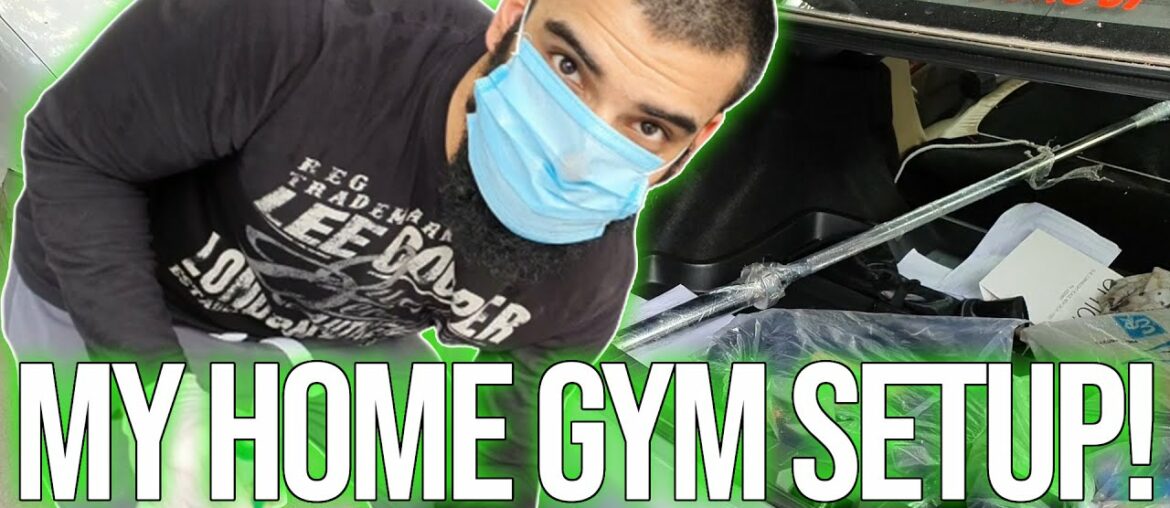 My home gym setup! | Caffeine, Supplements, Nutrition, Quarantine?| What I do in a day!