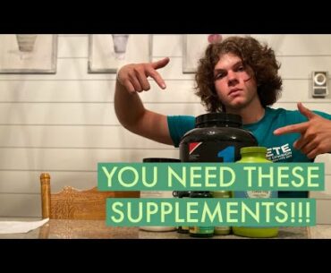 TOP 5 MUST HAVE SUPPLEMENTS FOR GAINS!!