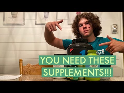 TOP 5 MUST HAVE SUPPLEMENTS FOR GAINS!!