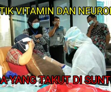 Suntik Vitamin C dan Neurobion di tempat kerja