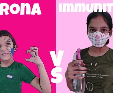 Corona v/s Immunity | short comedy movie | How to boost your immunity #superstarpalak