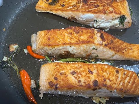 Pan Cooked Lemon Salmon