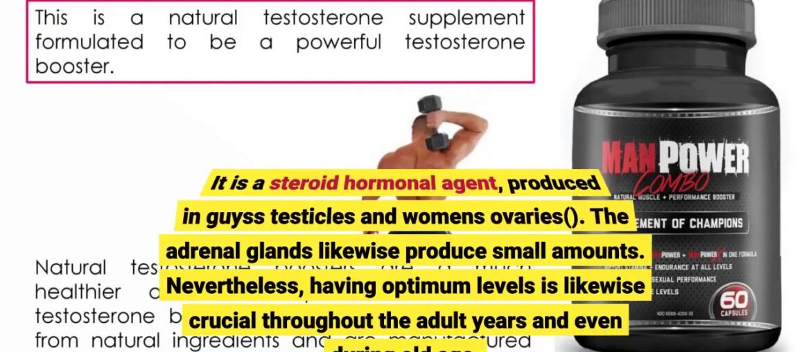 Examine This Report about Natural Testosterone Booster Supplements - The Vitamin