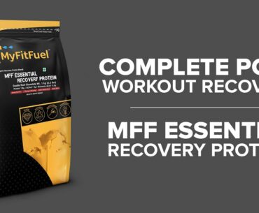 MFF Essential Recovery Protein | Your Post-workout recovery. Protein, Glycogen, Vitamins & Minerals.