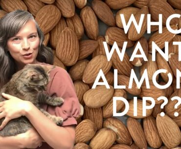 Easy Activated Almond Dip: Full of Protein, Vitamin E, Magnesium & B Vitamins.