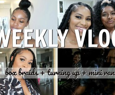 A LIT WEEKLY VLOG | GETTING KNOTLESS BRAIDS + CANADA DAY + ADDRESSING HATE COMMENTS