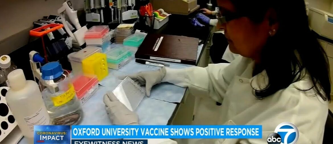 COVID-19 vaccine hopes rise after strong trial results from Oxford, AstraZeneca | ABC7