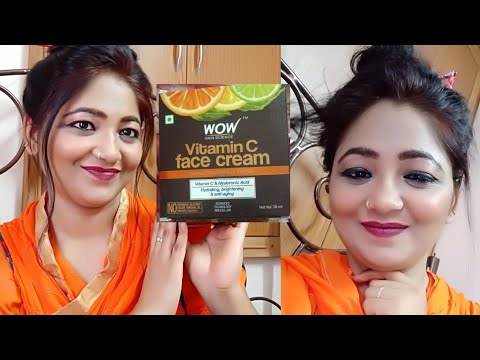 Wow Vitamin C Face Cream Review | Vitamin C & Hyaluronic Acid | Hydrating brightening & anti-aging