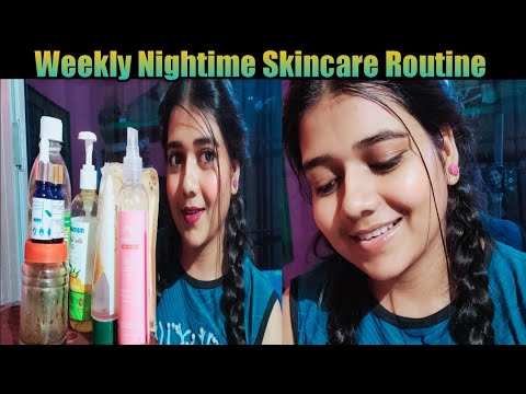 My Weekly Nightime Skincare Routine | Teenager Skincare Routine | Arpita's Beauty