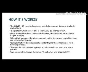 Covid-19 Medicine Immune Booster and Attacks the Virus By Blocking the Replication Protein