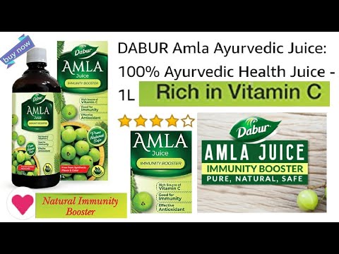 DABUR Amla Ayurvedic Juice: 100% Ayurvedic Health Juice - 1L  Immunity Booster Rich in Vitamin C