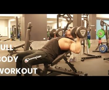 Full Body Gym Workout | COMPLETE SUPPLEMENT GUIDE( PRE & POST Workout Nutrition )  | PRO SUPPLEMENTS