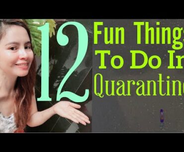 12 Things To Do During Quarantine Locked Down | By Witty Bonita