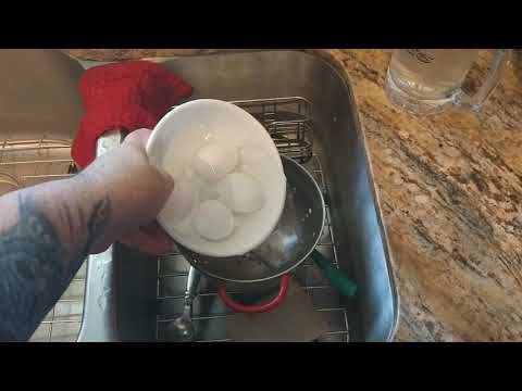 179. Easy peel soft or hard boiled eggs. How to make easy to peel eggs. Eggshell does not stick.
