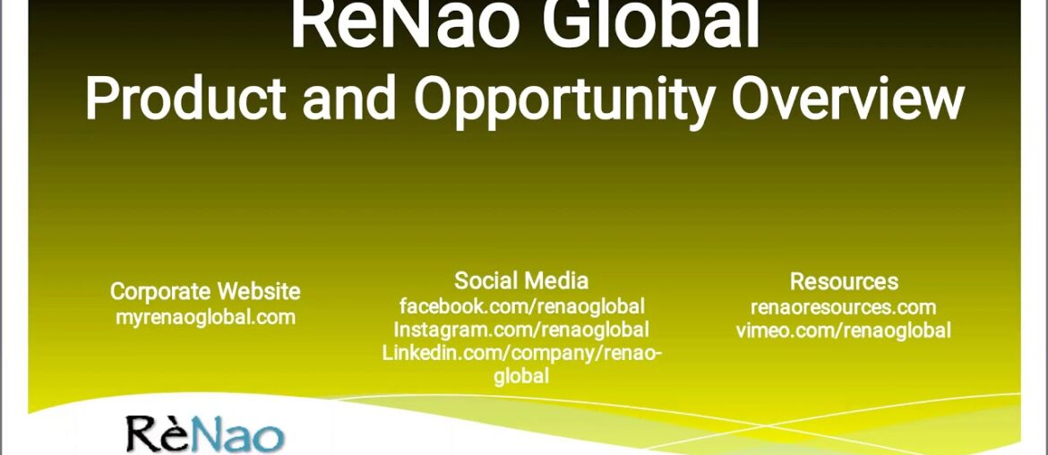 ReNao Product And Opportunity Overview || INDONESIAN