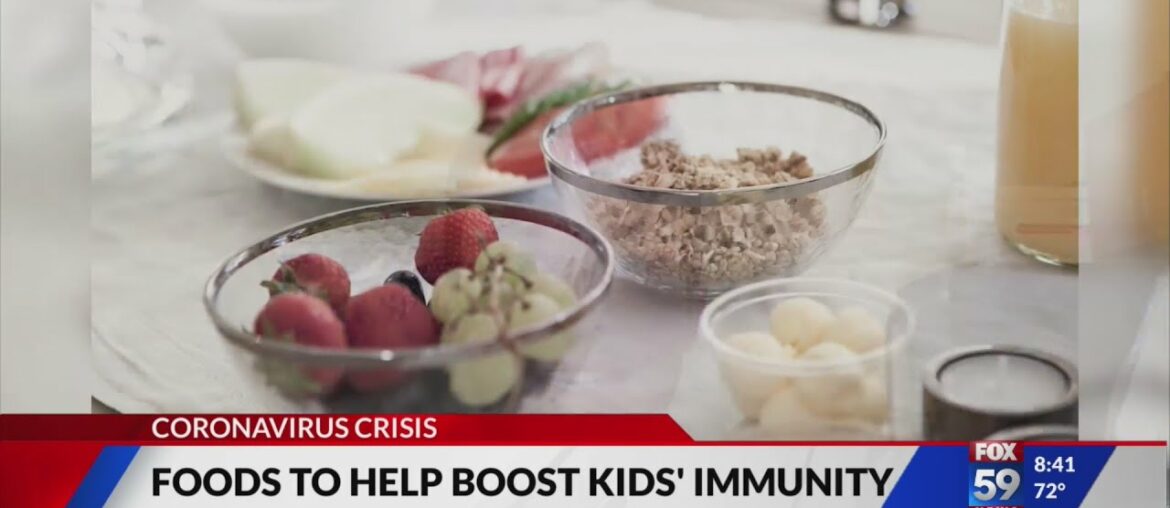 Foods to help improve your child's immune system