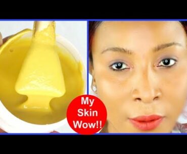 DIY SKIN BRIGHTENING ANTI - AGING FACIAL MASK | REDUCE WRINKLES, UNEVEN SKIN TONE, + LIFT AND FIRM