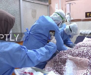 Iraq: Basra health worker sings to COVID-19 patients to raise their spirits