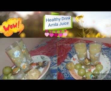 Healthy Amla Juice /Gooseberry juice /vitamin.C juice Immunity Boosting Drink in kannada 2020