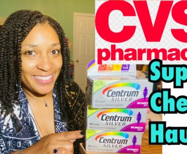 CVS COUPONING HAUL | CHEAP VITAMINS | Couponing Crystle