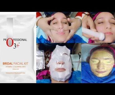 O3 Proffesional Plus BRIDAL Vitamin C Facial Step by Step Full Salon Demo in Hindi