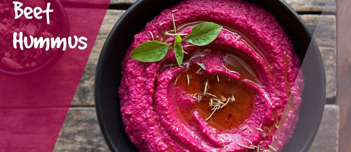 Easy & Healthy Beet Hummus Recipe