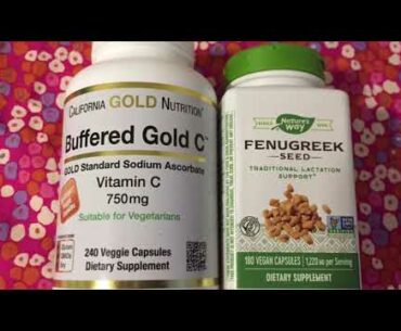 Vitamin C and Fenugreek for breastfeeding mother |1min & 31 secs.